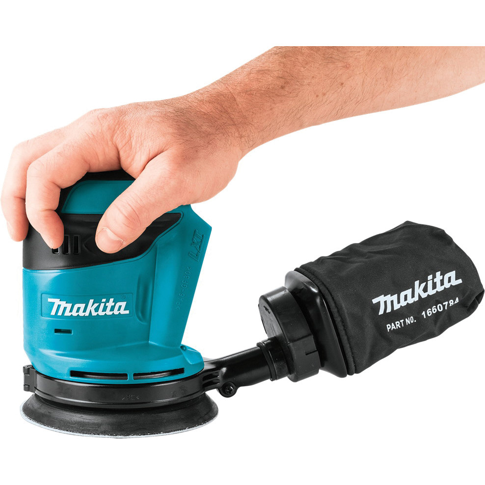 Makita XOB01Z Random Orbit Sander, 5 in Pad/Disc, Hook and Loop Pad/Disc - 3
