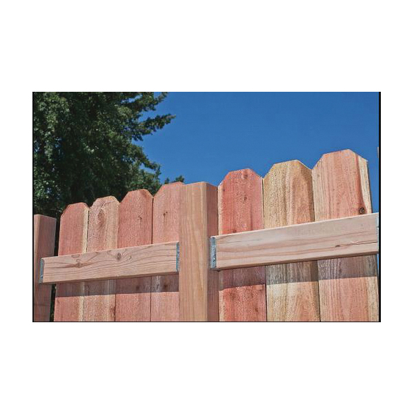 Simpson Strong-Tie FB Series FB24Z Fence Bracket, 1-9/16 in W, 20 ga Thick Material, Steel, ZMAX - 3