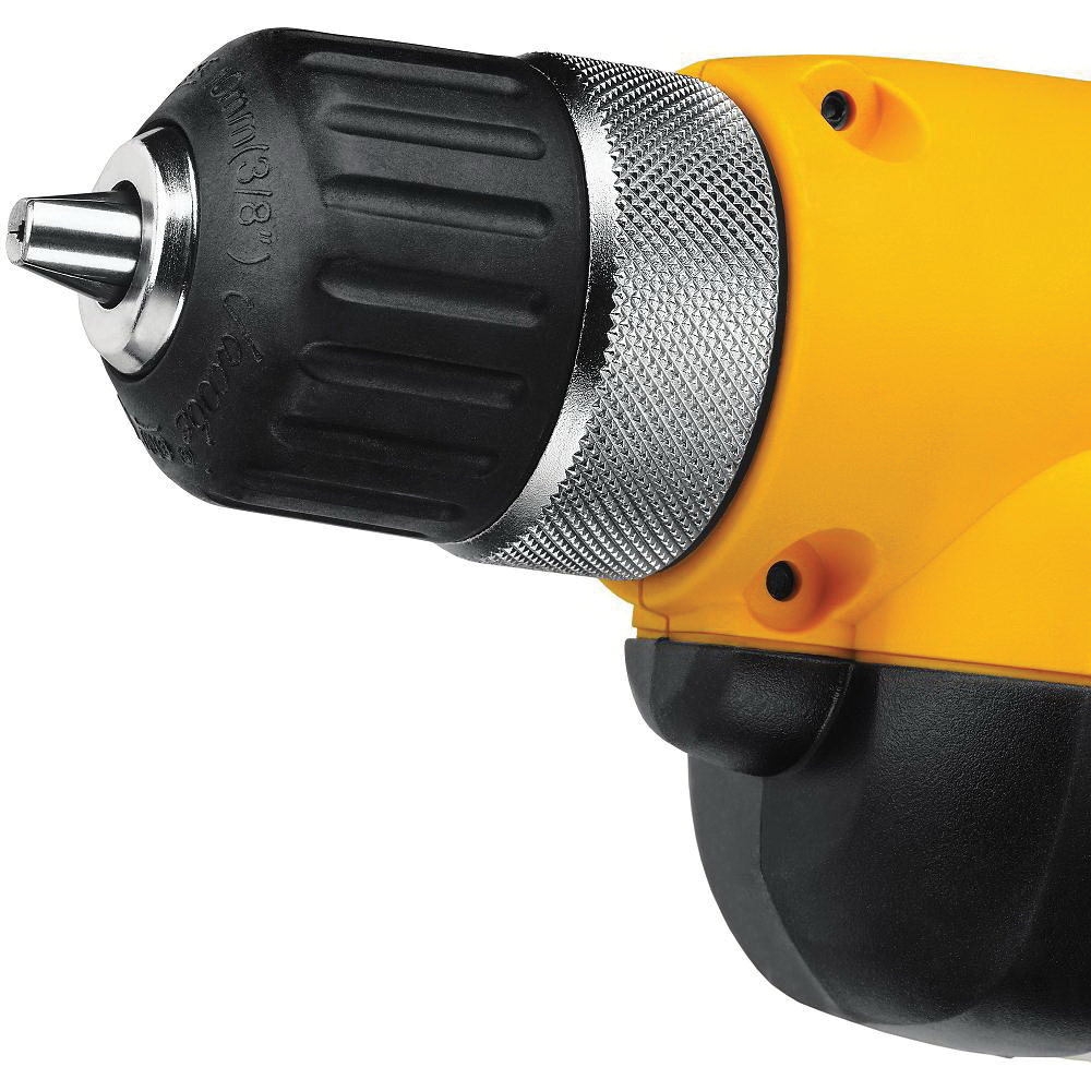DEWALT DWD110K Drill Kit with Keyless Chuck, 8 A, 3/8 in Chuck, Keyless Chuck, 8 ft L Cord, Includes: Kit Bag - 4