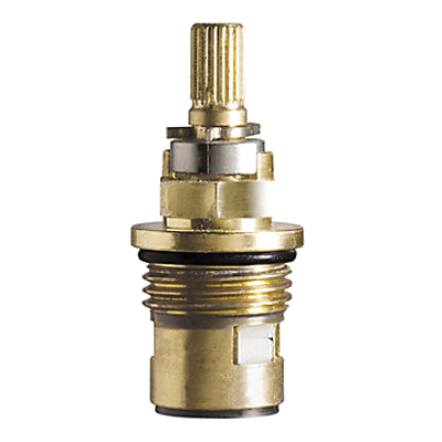 Kohler K-GP77005-RP Hot Valve, 1/4 in Connection, Brass, 2-1/8 in L, For: Kohler Two Handle Faucets - 1