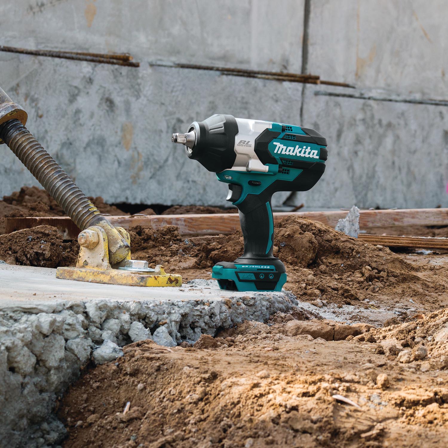 Makita XWT08Z Impact Wrench, Tool Only, 18 V, 5 Ah, 1/2 in Drive, Square Drive, 0 to 2200 ipm - 5