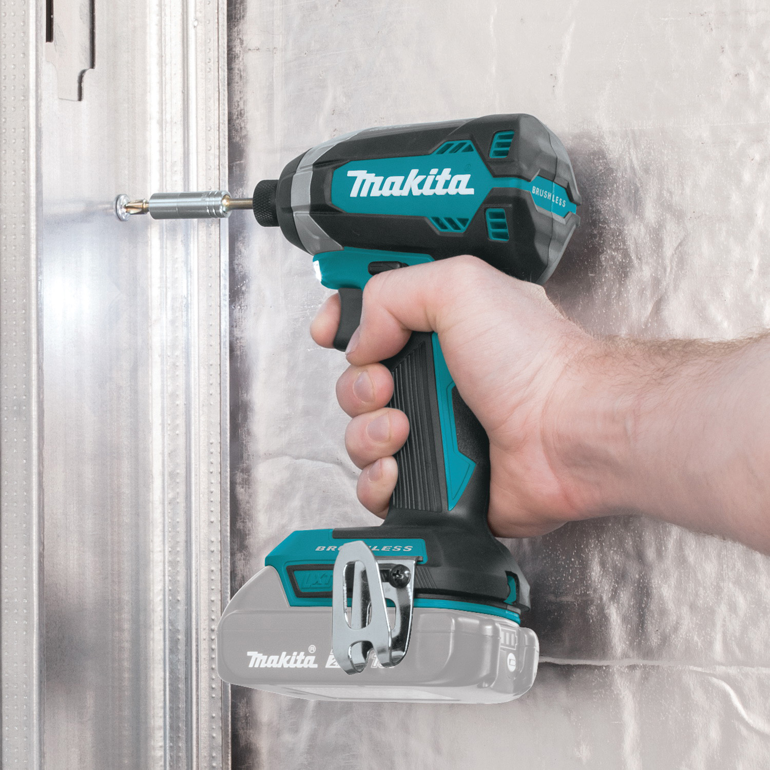 Makita XDT13Z Brushless Impact Driver, Tool Only, 18 V, 1/4 in Drive, Hex Drive, 0 to 3600 ipm - 5