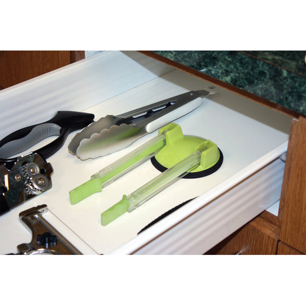 Jokari 16930 Storage Bag Holder, 5 in L, 2 in W, 1.2 in H, Green - 3