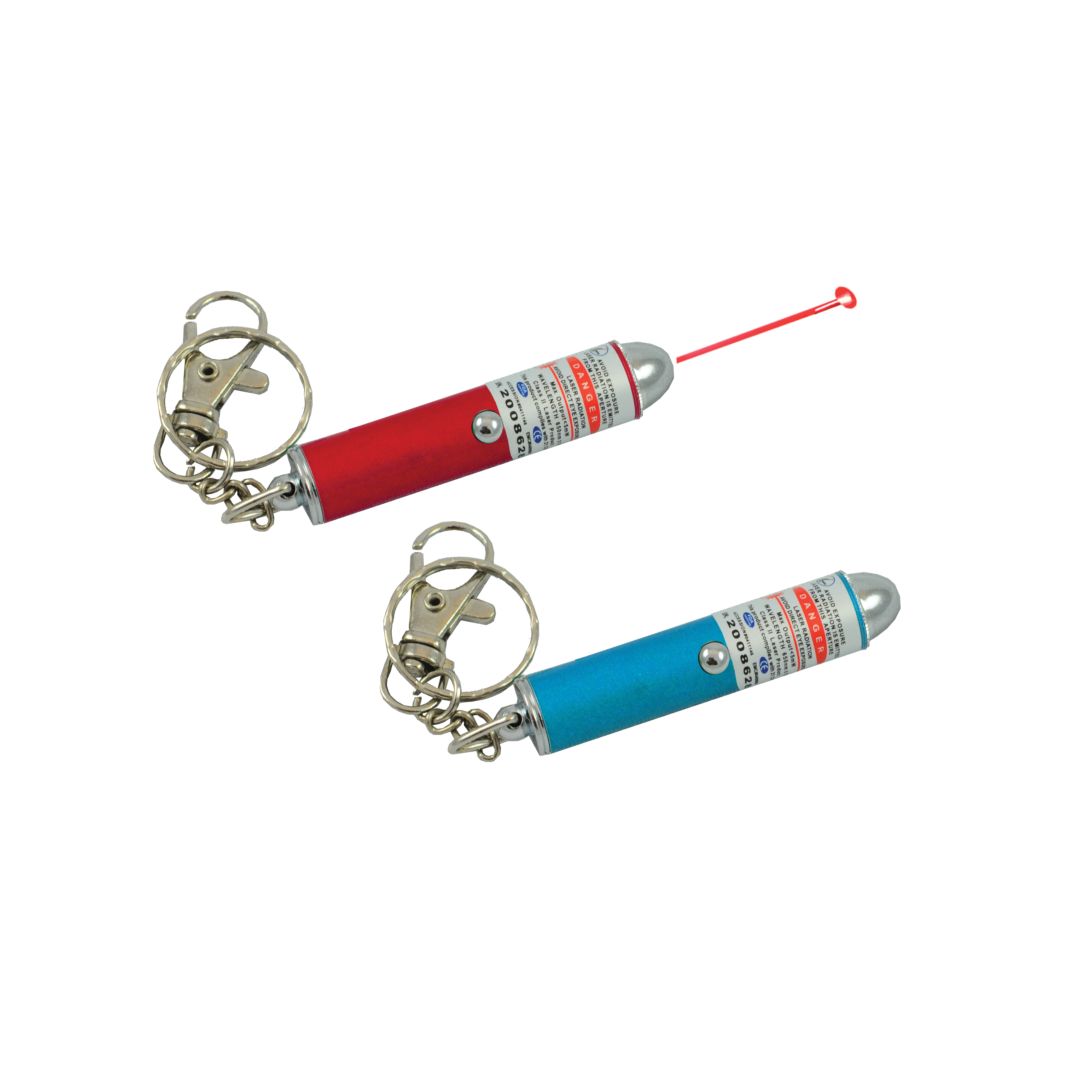 Blazing LEDz 900234 Pet Toy with Keychain, Laser, Blue/Red - 1