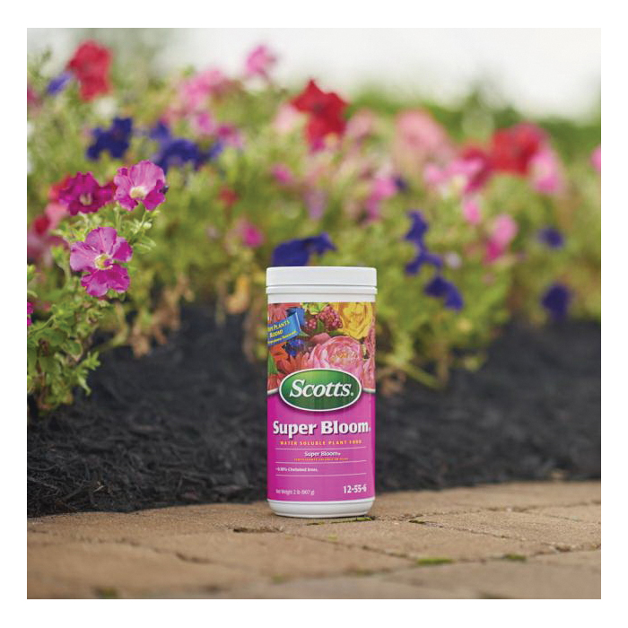 Scotts Super Bloom 110500 Water Soluble Plant Food, 2 lb Bottle, Solid, 12-55-6 N-P-K Ratio - 5
