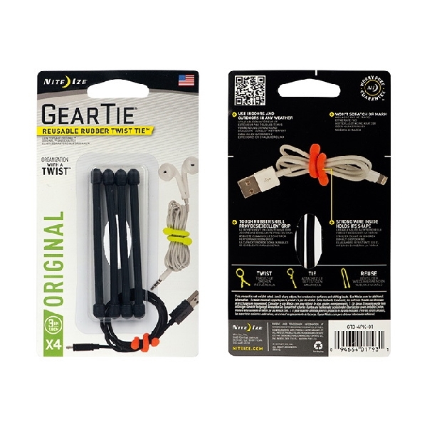 Gear Tie GT3-4PK-01