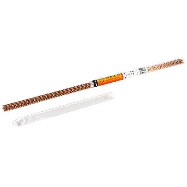 Forney 42340 Brazing Rod, 1/8 in Dia, 36 in L, Mild Steel - 2
