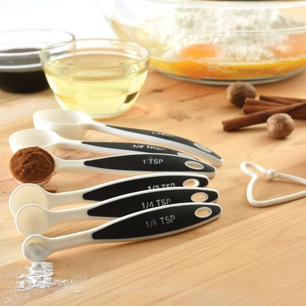 Norpro 3017 Measuring Spoon Set, White - 2