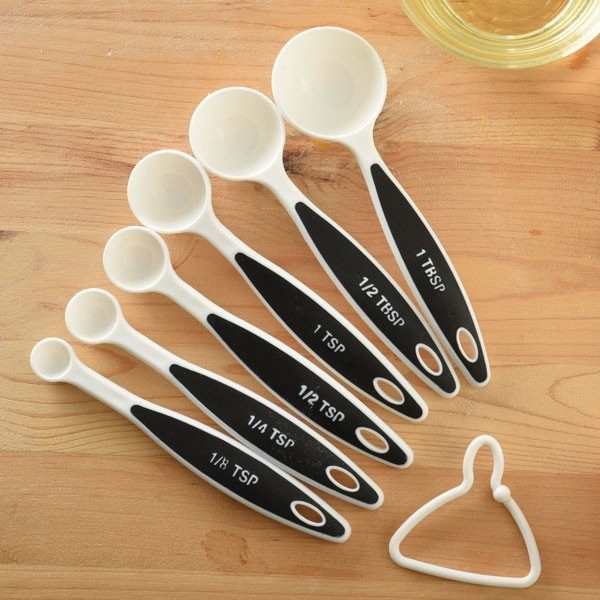 Norpro 3017 Measuring Spoon Set, White - 3