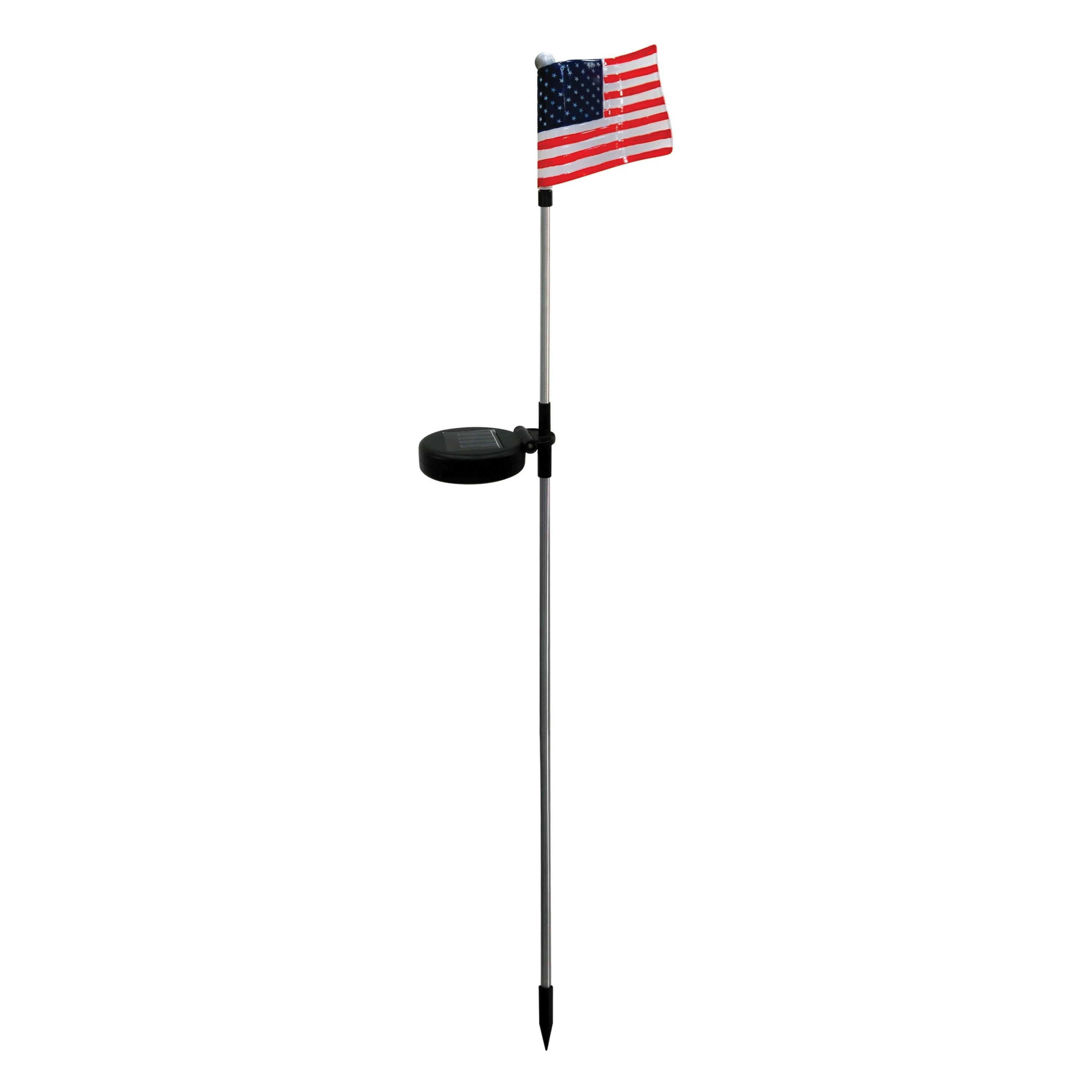 Alpine SLC192ABB Solar Garden Stake, Flag, Assorted - 1