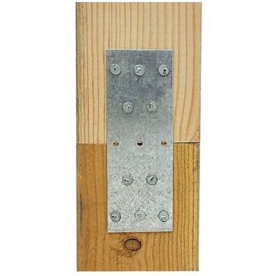 Simpson Strong-Tie TP Series TP15 Tie Plate, 5 in L, 1-13/16 in W, 20 ga Thick, Steel, Galvanized - 2