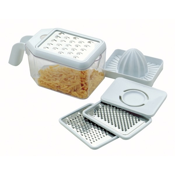 Norpro 352 Multi-Grater, 20 oz Cutting Capacity, Plastic/Steel, White - 2