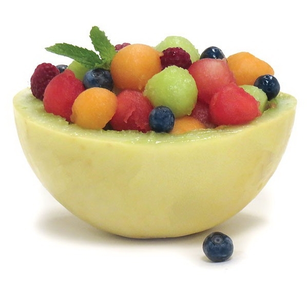 Norpro 5135 Melon Baller, 1 x 1-1/4 in Dia, 8-1/4 in L, 1-1/4 in W, 3/4 in H, Stainless Steel, Yellow - 3