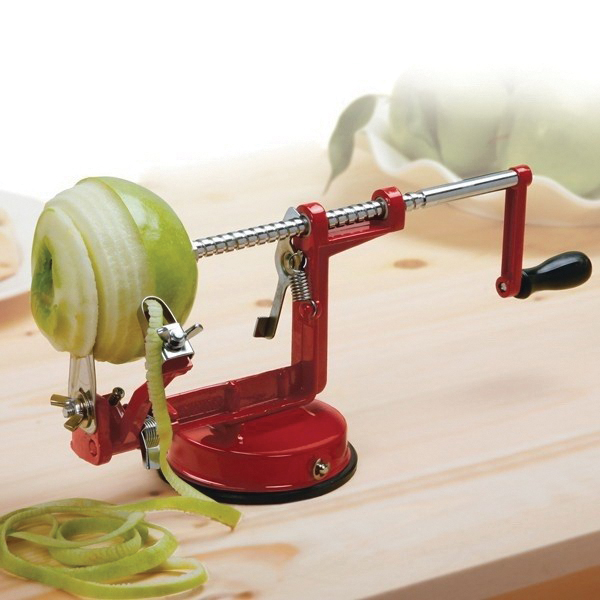 Norpro 866R Apple Master with Vacuum Base, Red - 2