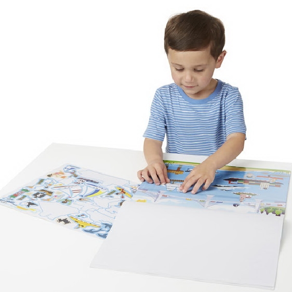 Melissa & Doug 4199 Vehicle Sticker Pad, Reusable, 165-Piece - 2