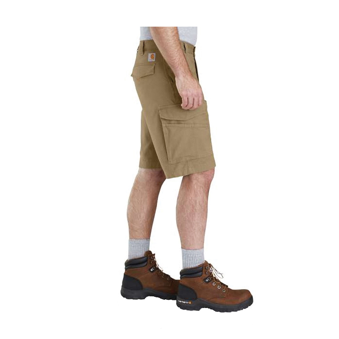 Carhartt 103542-25331A Cargo Shorts, 31 in, Cotton/Spandex Canvas, Dark Khaki - 2