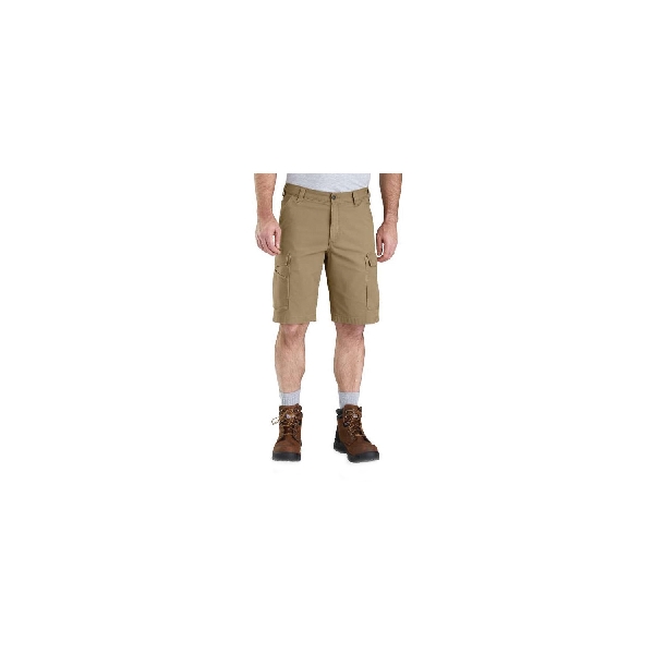 Carhartt 103542-253-38 Cargo Shorts, 38 in, Cotton/Elastane, Dark Khaki - 3