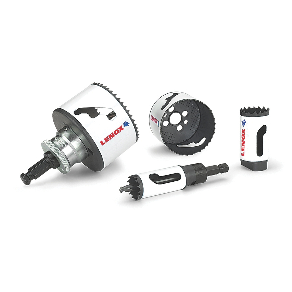 Lenox Speed Slot 3006060L Hole Saw, 3-3/4 in Dia, 1-7/8 in D Cutting, 5/8-18 Arbor, 4/5 TPI, Bi-Metal Cutting Edge - 2