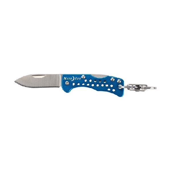 Nite Ize Doohickey KMTK-03-R7 Key Chain Knife, Aluminum/Stainless Steel, Blue - 2