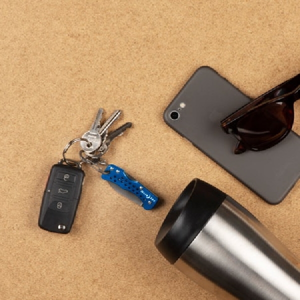 Nite Ize Doohickey KMTK-03-R7 Key Chain Knife, Aluminum/Stainless Steel, Blue - 3
