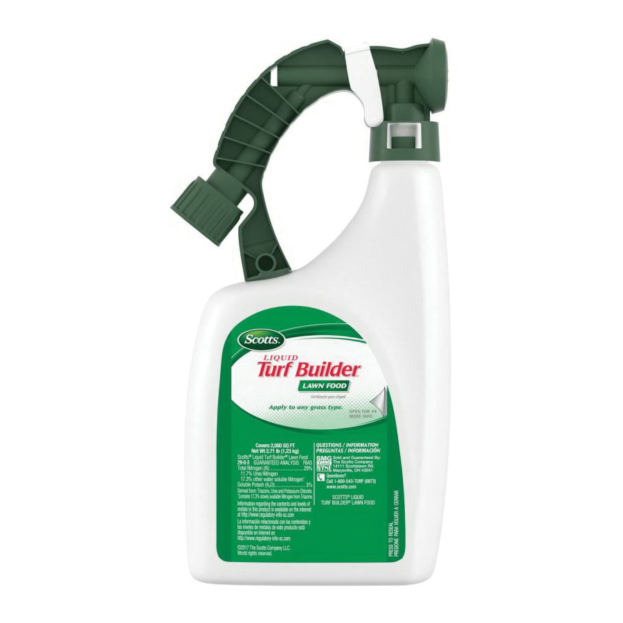 Scotts Turf Builder 5420406 Lawn Food, 32 fl-oz Bottle, Liquid, 29-0-3 N-P-K Ratio - 2