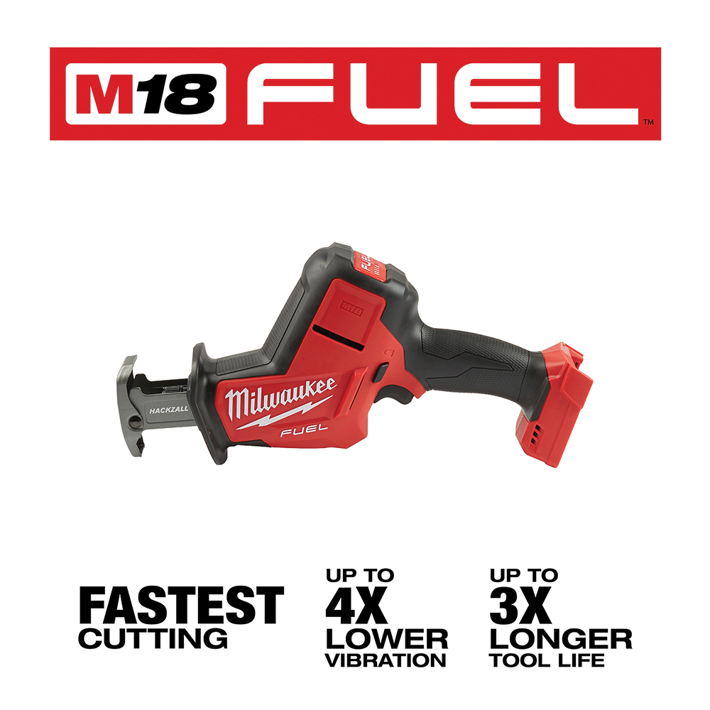 Milwaukee HACKZALL 2719-20 Reciprocating Saw, Tool Only, 18 V, 5 Ah, 7/8 in L Stroke, 3000 spm - 2