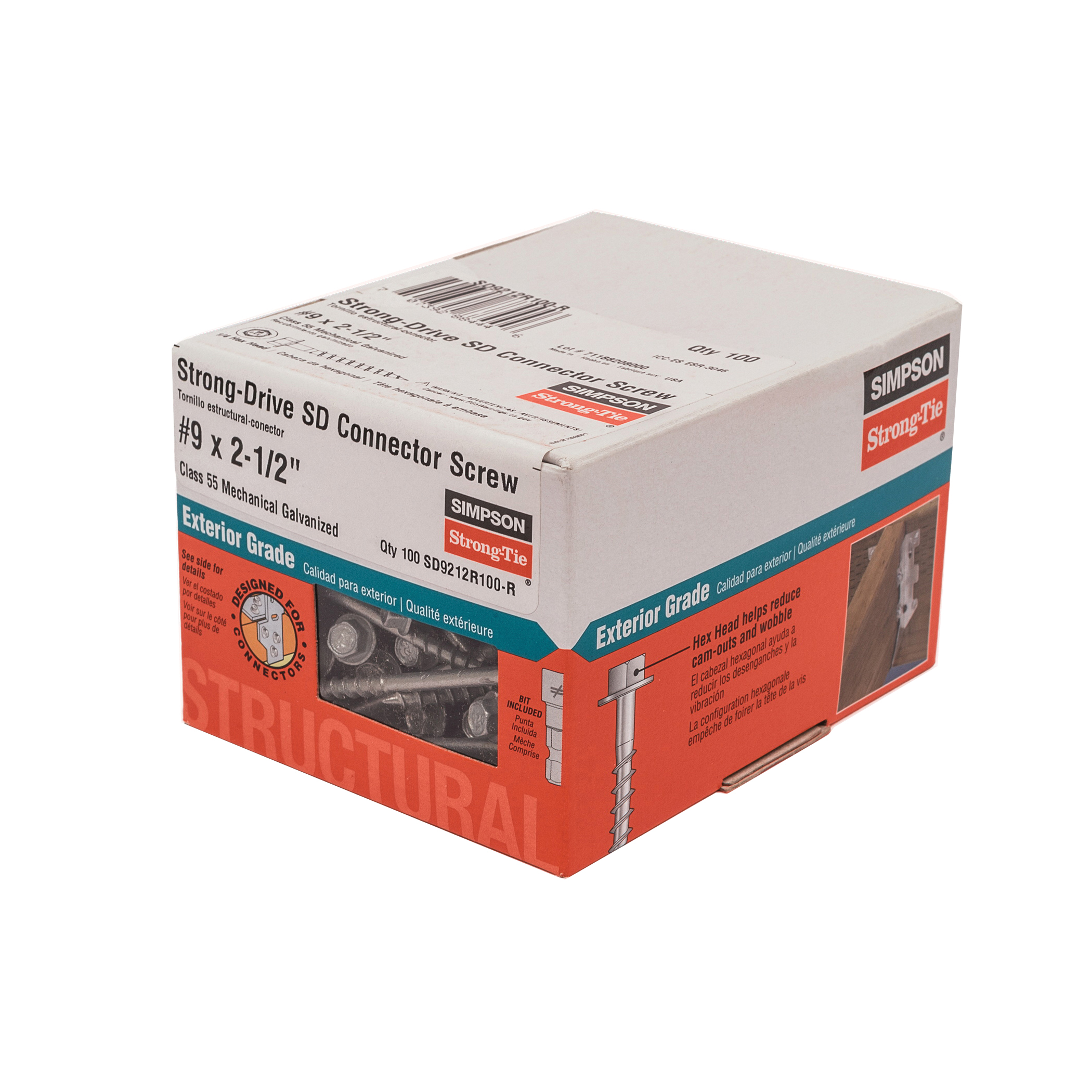 Simpson Strong-tie SD9212R100-R