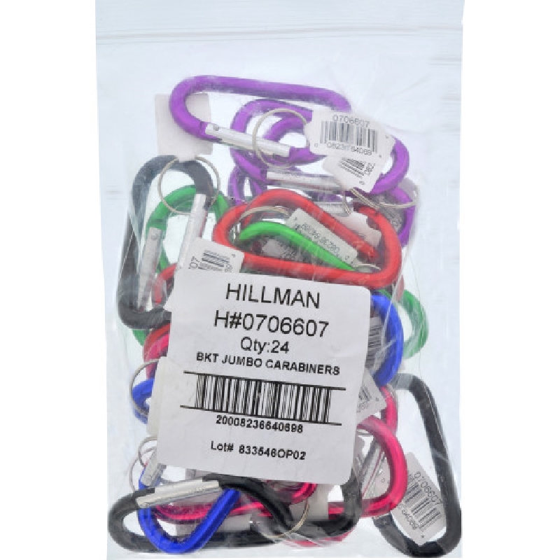 Hillman 706607 Carabiner, Steel - 2