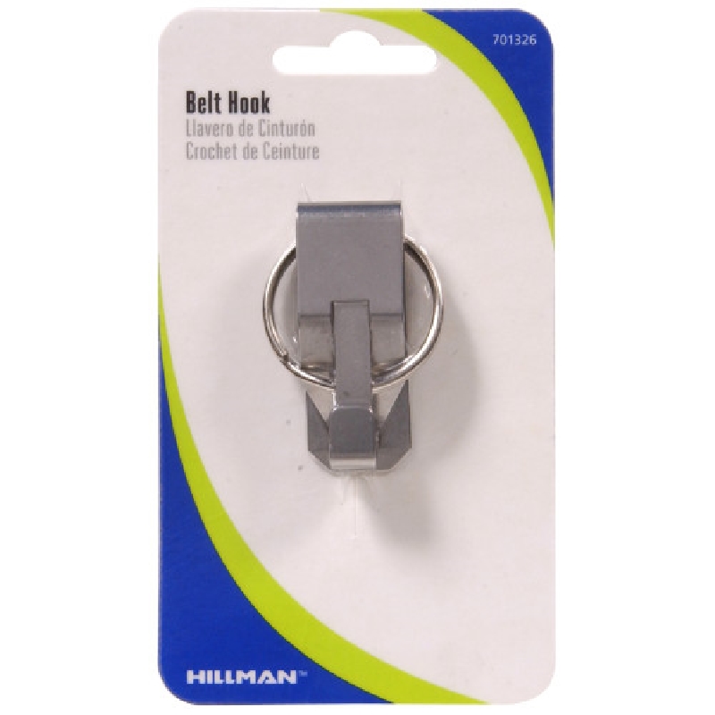 Hillman 701326 Key Ring, Split Ring, 1-1/4 in Ring, Stainless Steel Case - 2