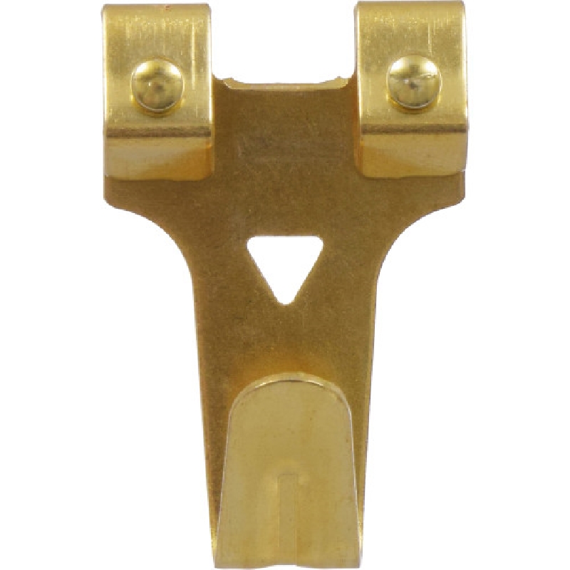 Hillman 122194 Picture Hanger, 40 lb, Brass, Nail - 4