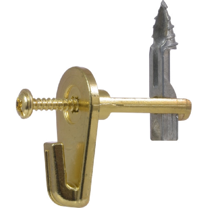 Hillman 122411 Mega Hook Kit, Steel, Brass, 9-Piece - 3