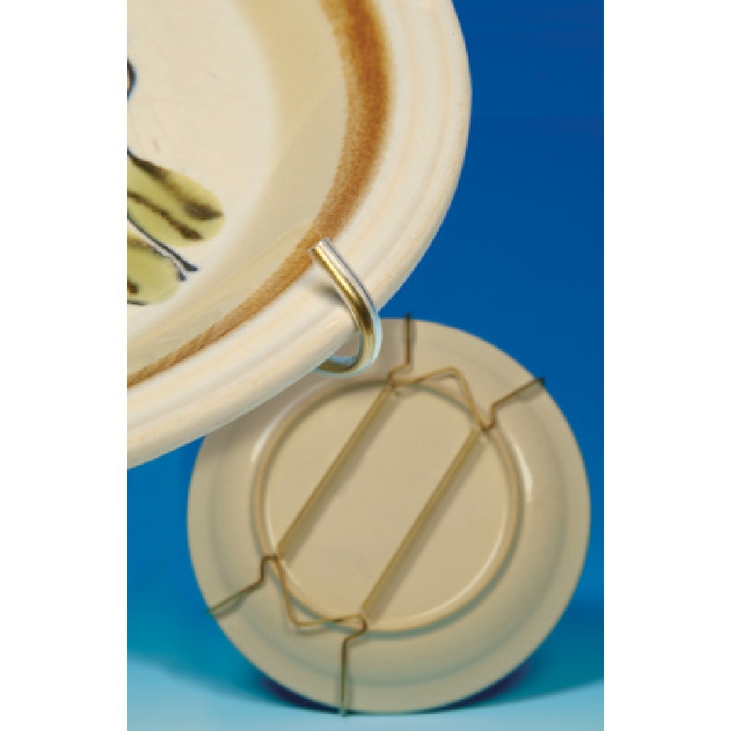 Hillman 122048 Plate Hanger, Brass, For: 5-1/2 to 8 in Plates - 3