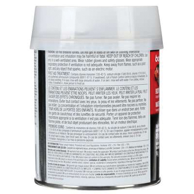 Bondo 261C Body Filler, 1 pt Can, Paste, Pungent Organic - 2