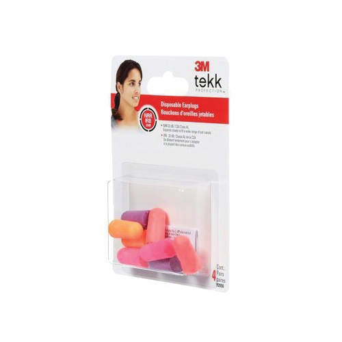 3M 7000122741 Disposable Ear Plugs, 32 dB NRR, Foam Ear Plug, Assorted Ear Plug - 3