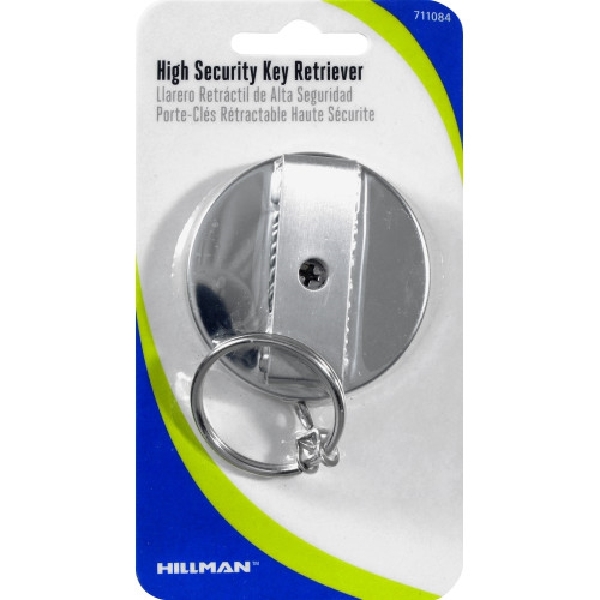 Hillman 711084 Key Retriever, Split Ring, 1-1/4 in Ring, Stainless Steel Case - 2