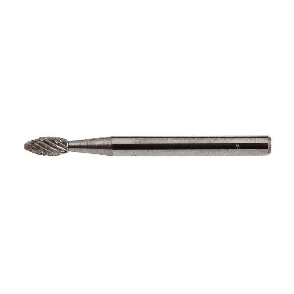 Forney 60137 Die Grinder Bit, Tree Pointed Cutting Edge, 1/8 in Dia Cutting, 1/4 in Shank - 2