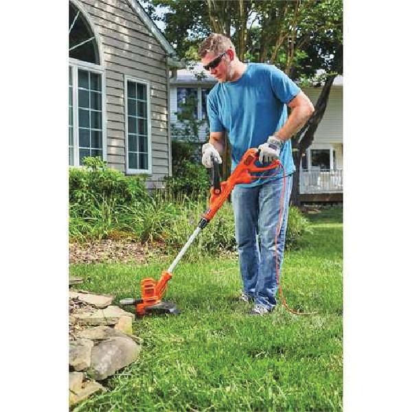 Black+Decker BESTA510 Electric String Trimmer and Edger, 6.5 A, 0.065 in Dia Line, 18 in L Shaft - 4