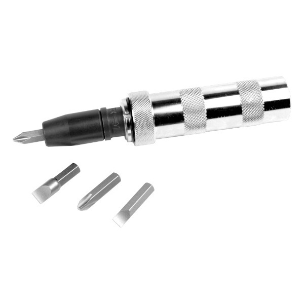 Performance Tool W2500P Impact Driver Bit Set, Includes: #2, #3 Phillips Size, 5/16, 3/8 in Flat Size - 3