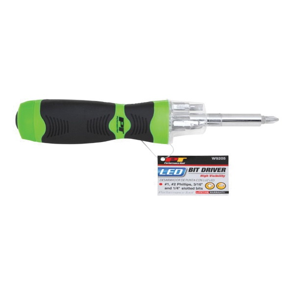 Performance Tool W9205 Bit Driver, Ergonomic-Grip Handle - 4