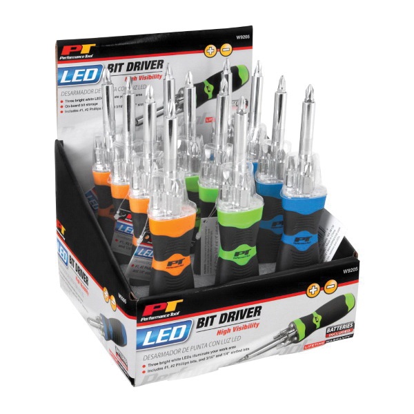 Performance Tool W9205 Bit Driver, Ergonomic-Grip Handle - 5