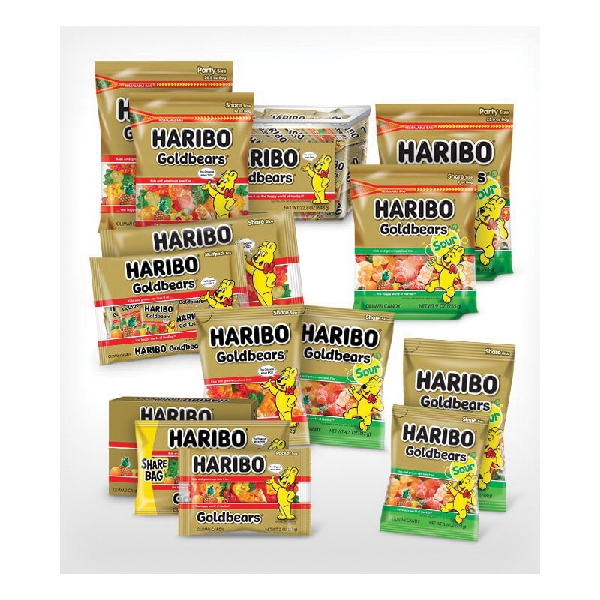 Haribo 31220 Gummi Candy, Lemon, Orange, Pineapple, Raspberry, Strawberry Flavor, 4.5 oz Bag - 3
