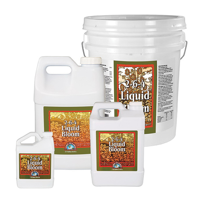 Down To Earth 13264 Bloom Fertilizer, 1 qt, Liquid, 2-6-4 N-P-K Ratio - 2