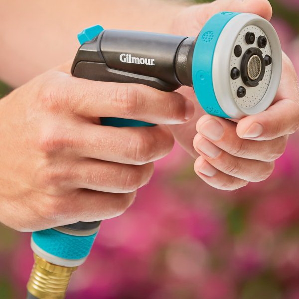 Gilmour Mfg 843112-1001 Watering Nozzle, 100 psi Pressure, 8.5 in L x 2.63 in W x 5.38 in H Dimensions, 3/4 in, GHT - 3
