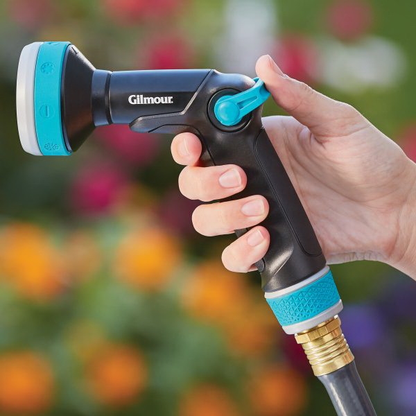 Gilmour Mfg 843122-1001 Watering Nozzle, 100 psi Pressure, 8.5 in L x 2.63 in W x 5.38 in H Dimensions, 3/4 in - 2