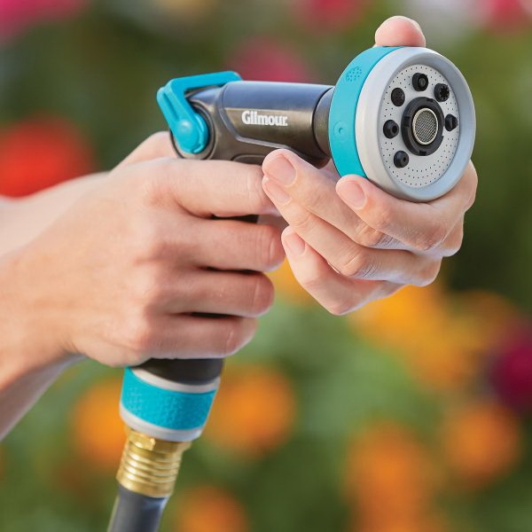 Gilmour Mfg 843122-1001 Watering Nozzle, 100 psi Pressure, 8.5 in L x 2.63 in W x 5.38 in H Dimensions, 3/4 in - 3