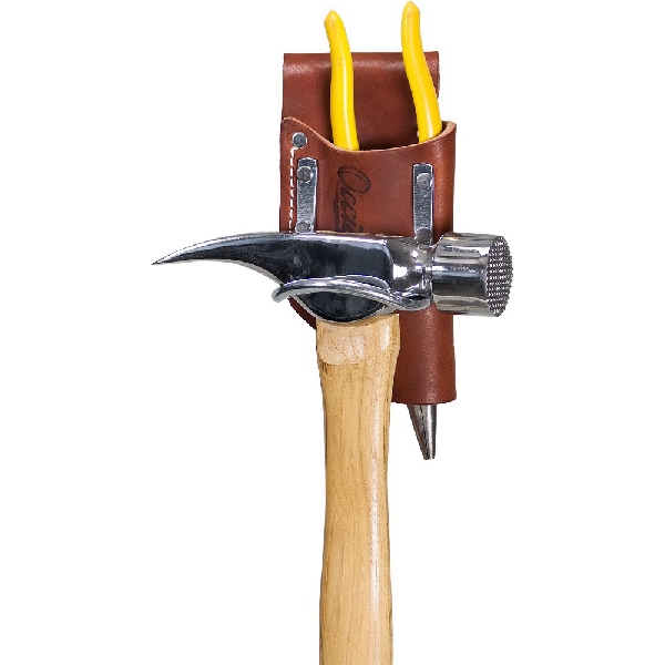 Occidental Leather 5020 Tool and Hammer Holder, 2-in-1, Leather, Brown - 4