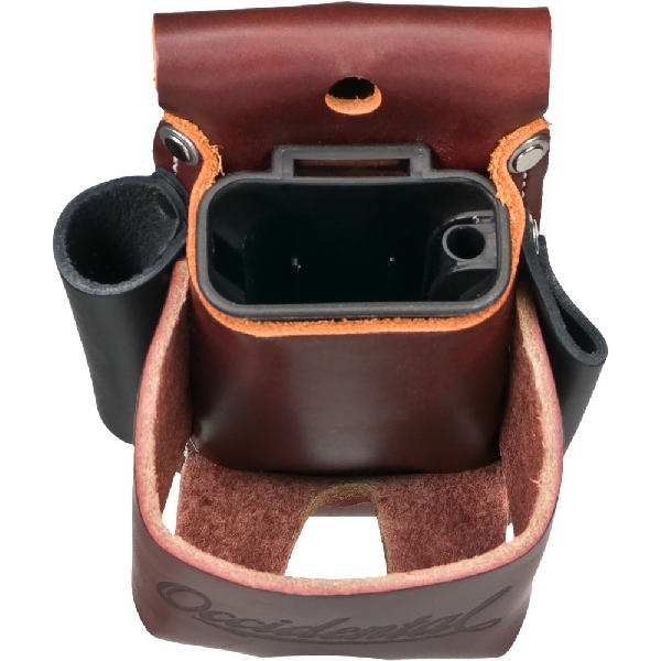Occidental Leather 5522 4-in-1 Tool Holder, 4-Pocket, Leather, Black/Brown - 5