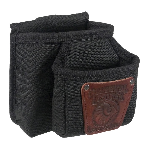 Occidental Leather 9502 Clip-On Pouch, Leather/Nylon, 5 in W, 7 in D - 4