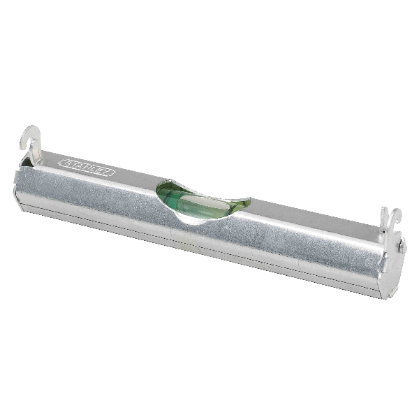STANLEY 42-287 Line Level, 3-3/32 in L, 1-Vial, 2-Hang Hole, Non-Magnetic, Aluminum, Silver - 2