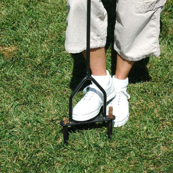 Yard Butler D-6C Lawn Coring Aerator, Steel, Comfort-Grip Handle - 3